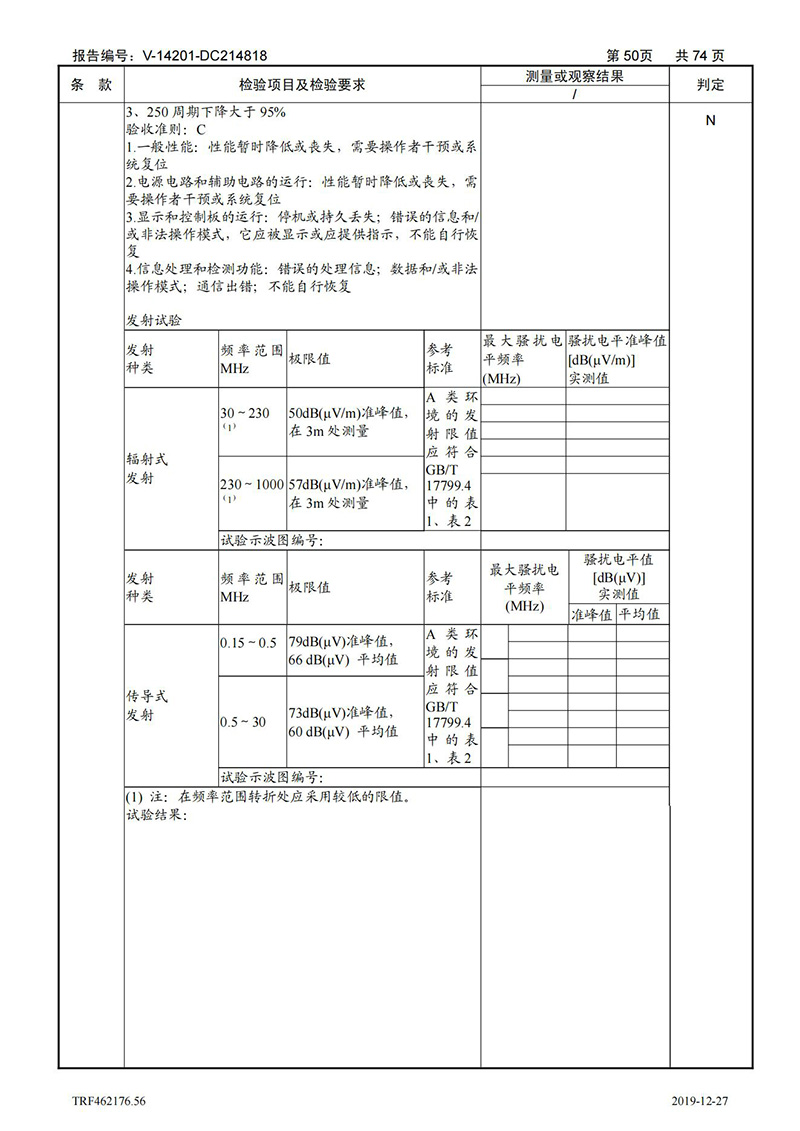 母線槽400A-1250A型式試驗報告_50